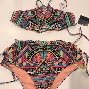 Pacsun bikini with height waisted bottoms!!